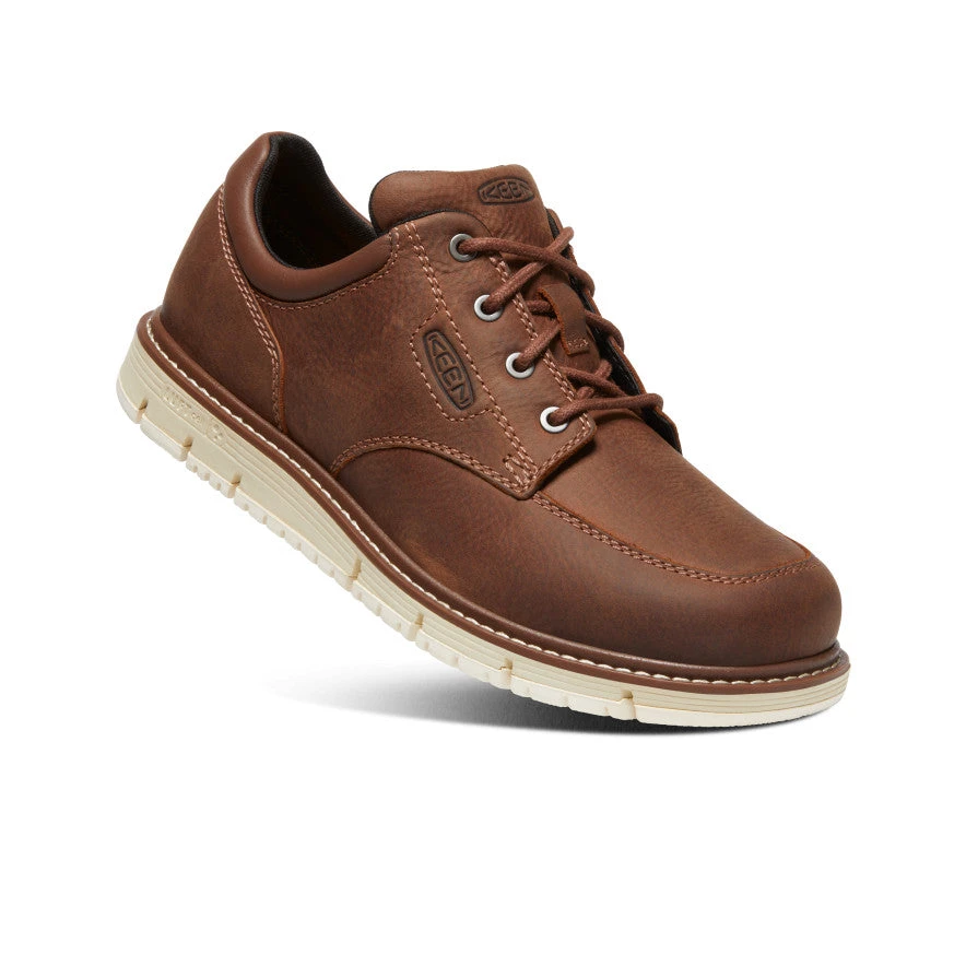 Keen Men's San Jose Oxford (Soft Toe) | Gingerbread/Off White - Image 3