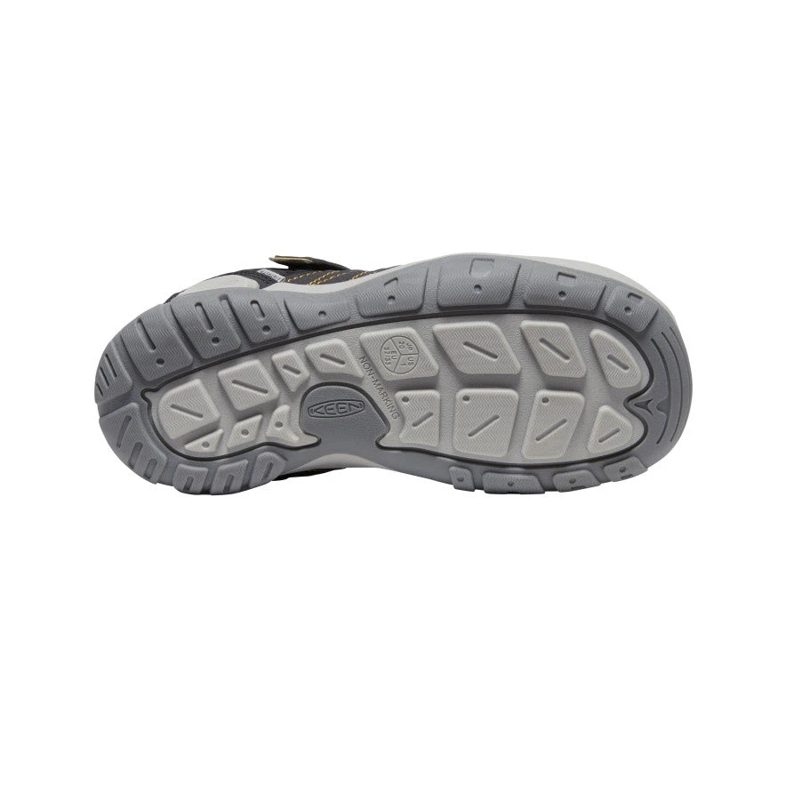 Big Kids' Knotch Peak Sneaker | Black/KEEN Yellow - Image 4