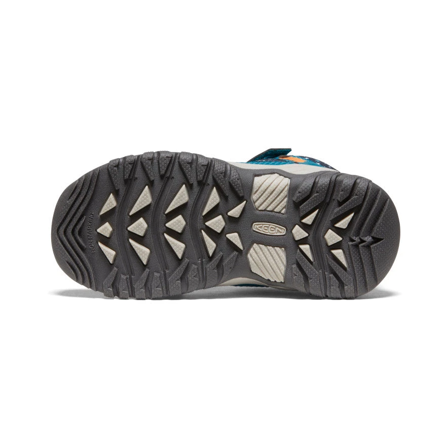 Keen Little Kids' Targhee Sport Vent Shoe | Deep Lagoon/Tangerine - Image 6