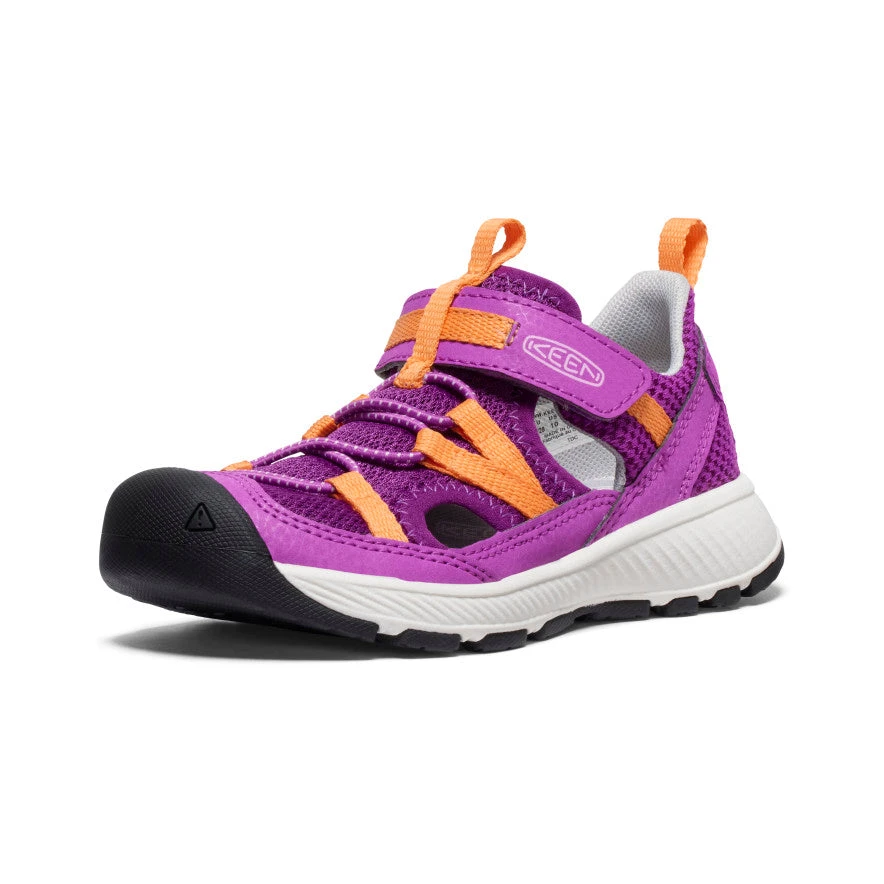 Keen Little Kids' Motozoa Sandal | Willowherb/Tangerine - Image 3