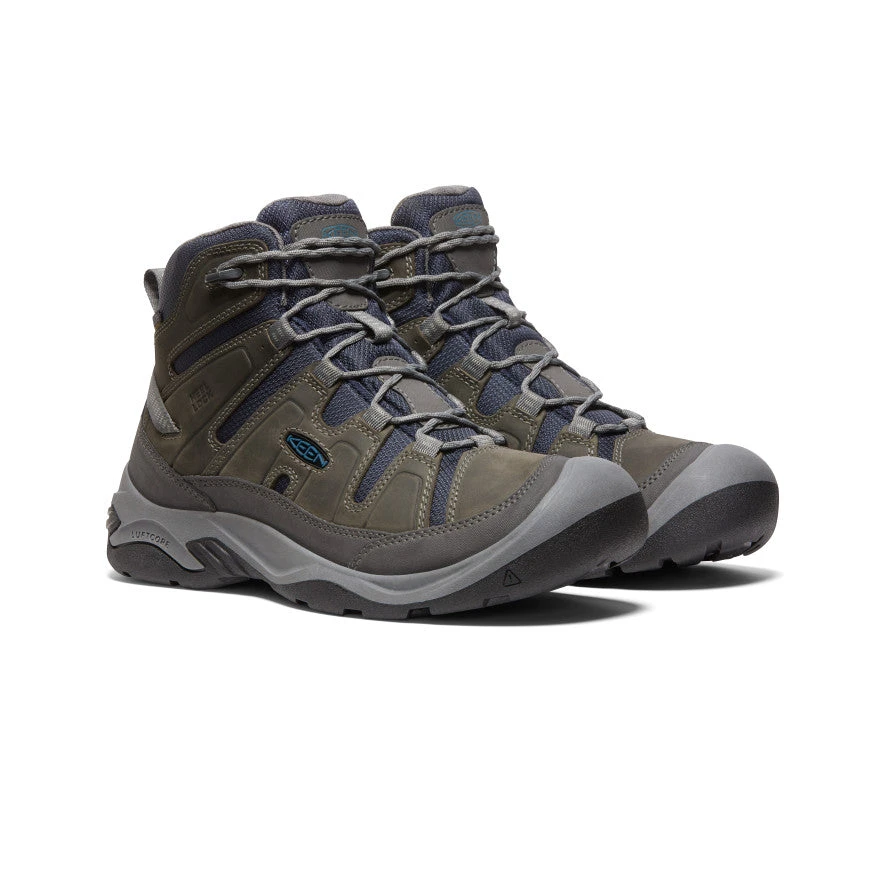 Keen Men's Circadia Waterproof Boot | Steel Grey/Legion Blue - Image 2