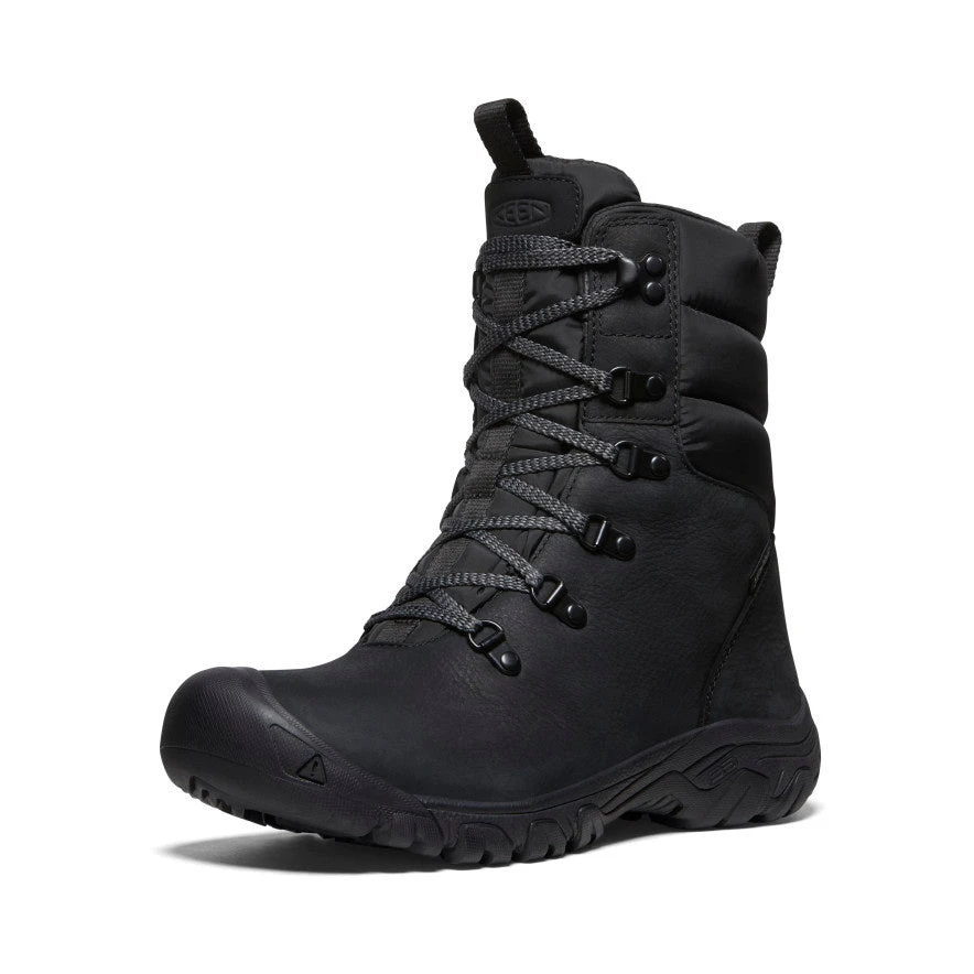 Keen Women's Greta Waterproof Boot | Black/Black - Image 3
