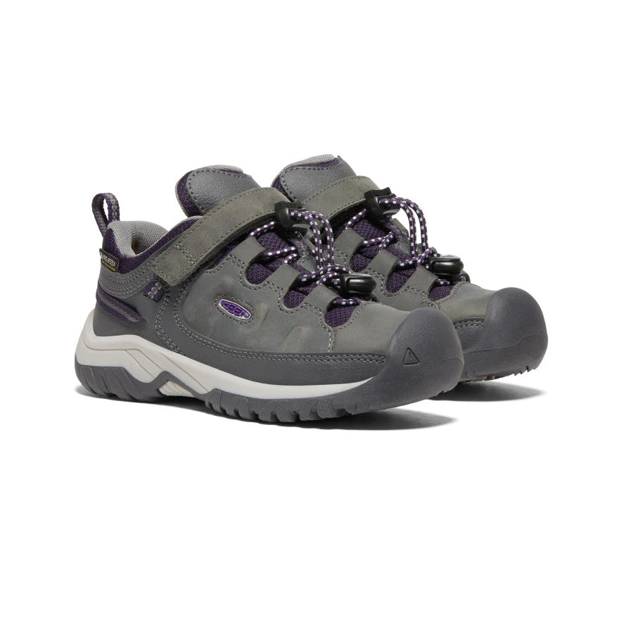 Keen Little Kids' Targhee Waterproof Shoe | Magnet/Tillandsia Purple - Image 2