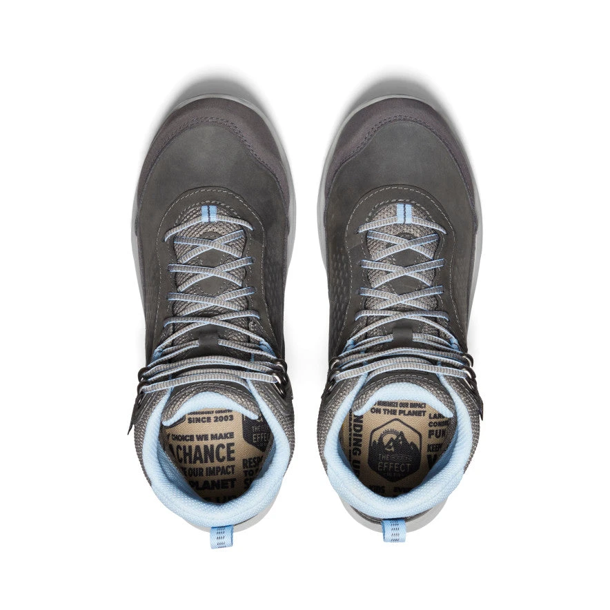 Keen Women's Terradora Explorer Waterproof Boot | Steel Grey/Clear Sky - Image 4