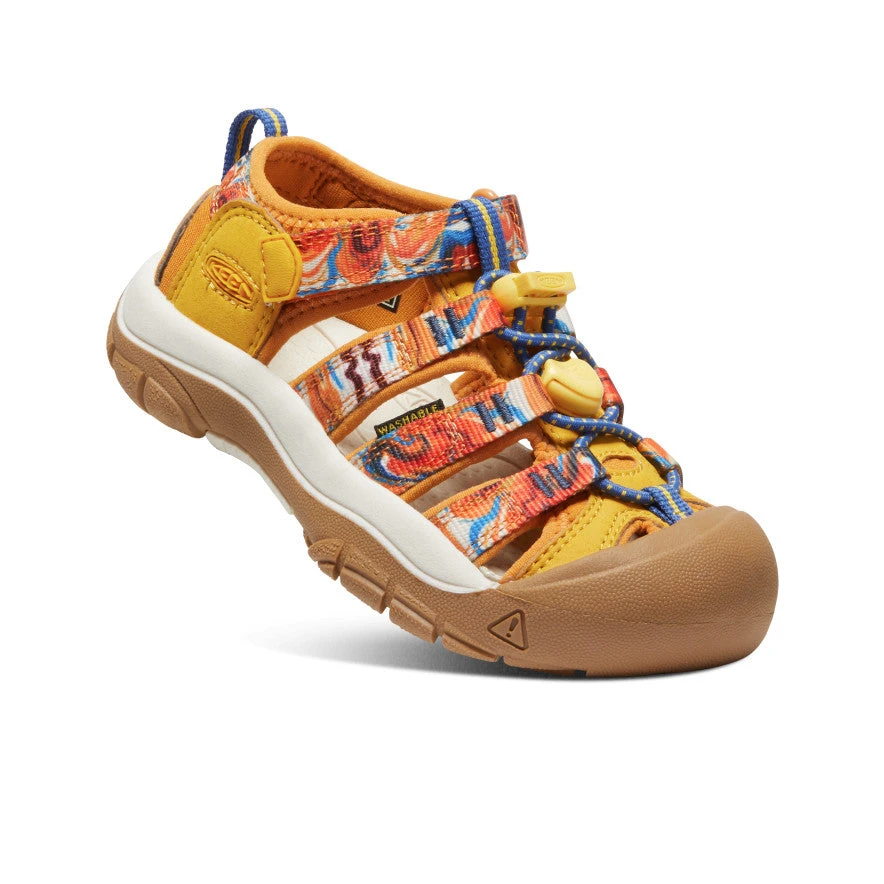 Keen Little Kids' Newport X Outdoor Afro | Orange Peel/Yellow - Image 3