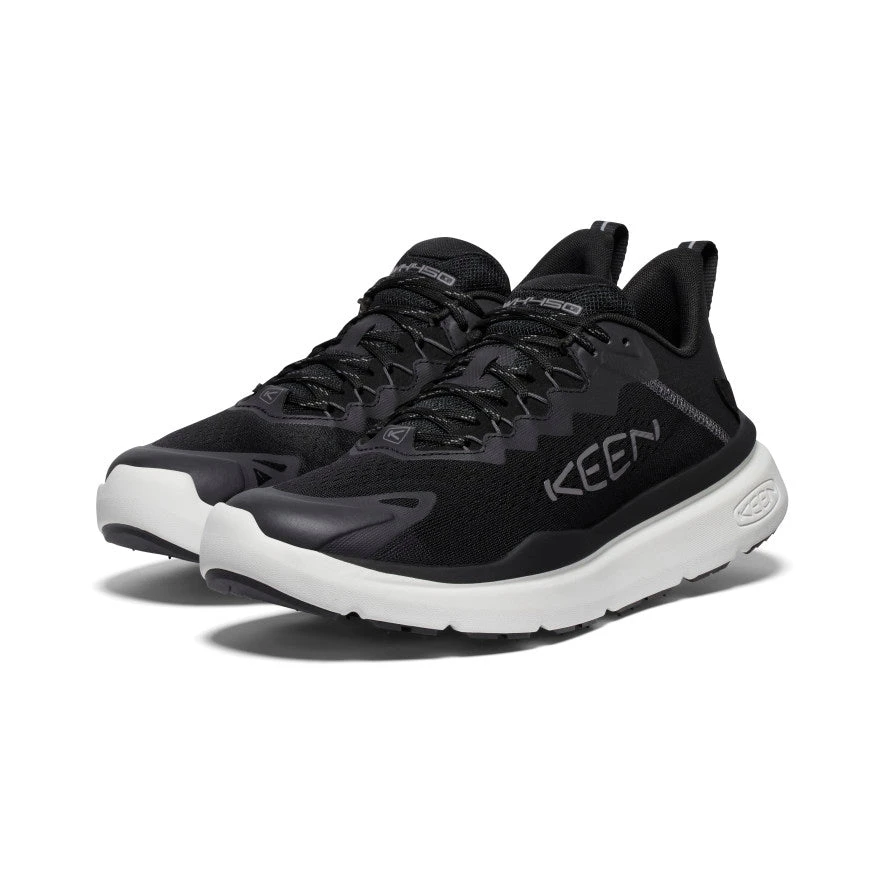 Keen Men's WK450 Walking Shoe | Black/Star White - Image 2
