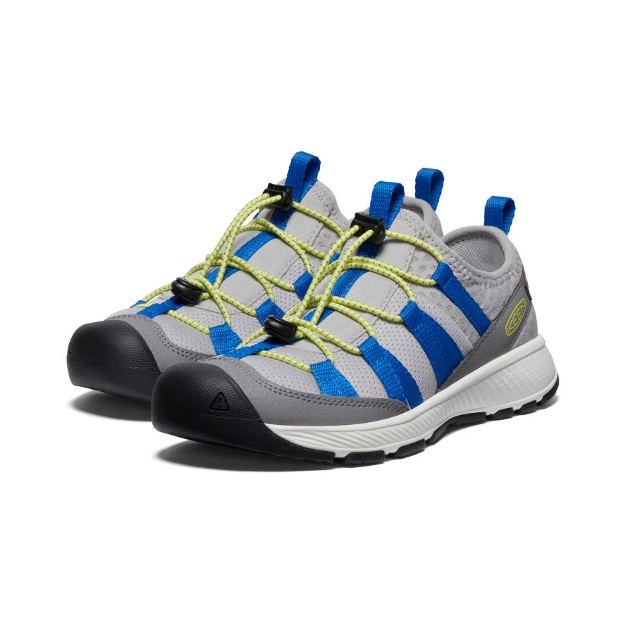 Keen Big Kids' Motozoa Sneaker | Steel Grey/Evening Primrose - Image 2