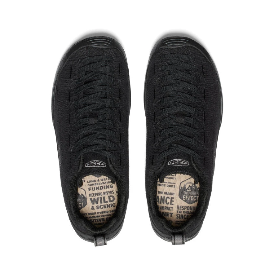 Keen Men's Jasper Canvas Sneaker | Black - Image 5