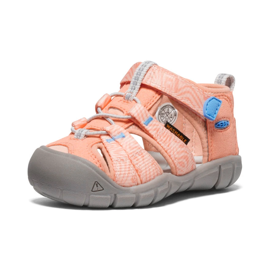 Keen Toddlers' Seacamp II CNX | Papaya Punch/Marina - Image 3