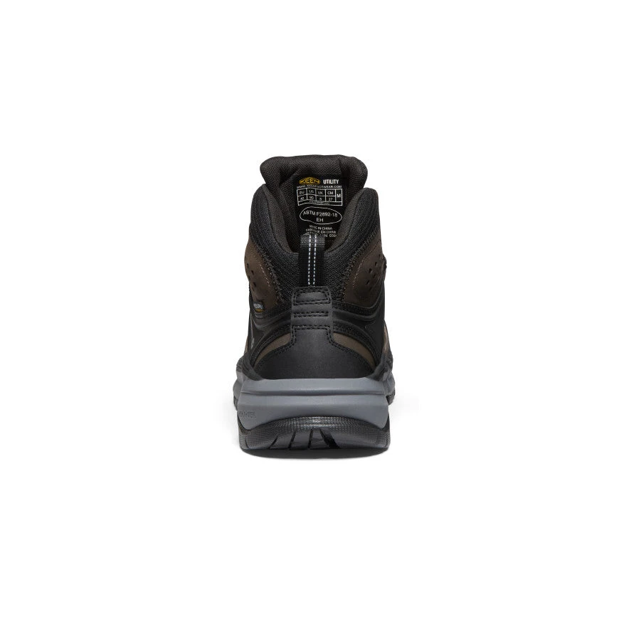Keen Men's Kansas City+ KBF Waterproof Mid (Soft Toe) | Coffee Bean/Black - Image 5