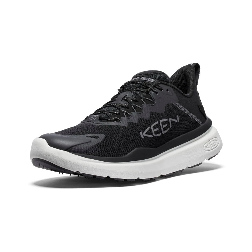 Keen Men's WK450 Walking Shoe | Black/Star White - Image 3