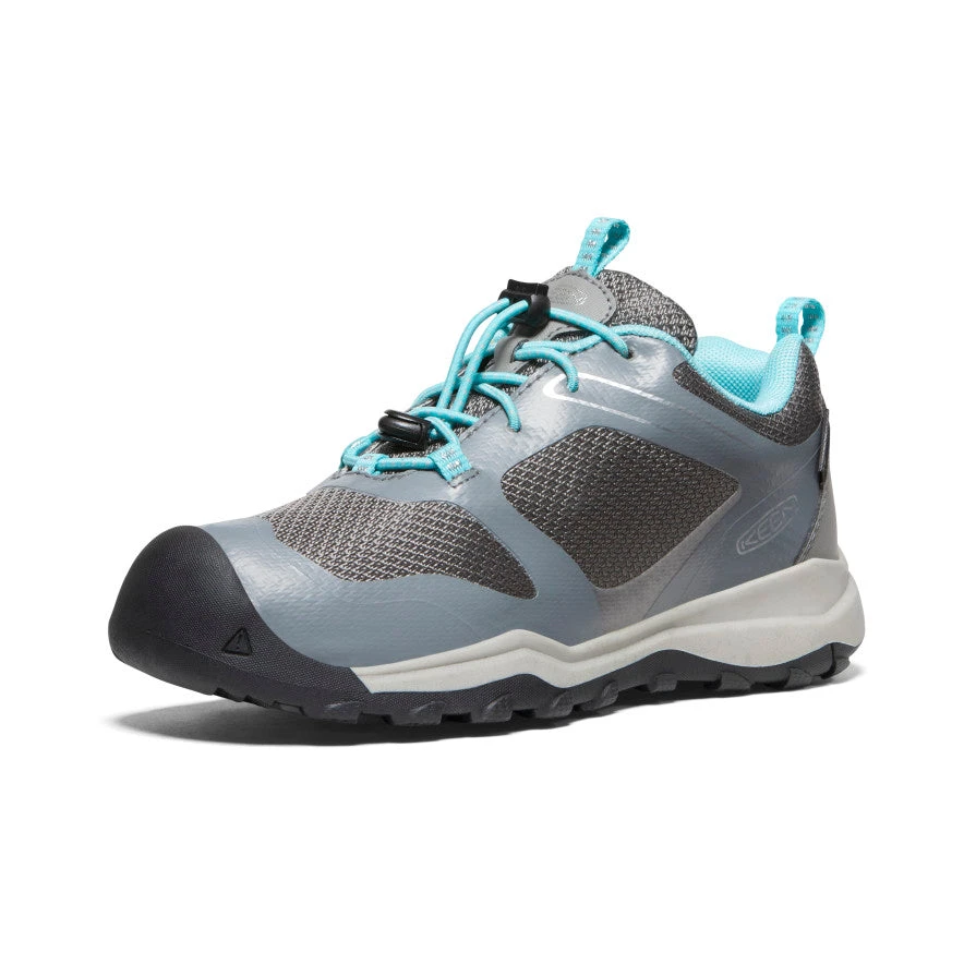 Keen Big Kids' Wanduro Waterproof Shoe | Steel Grey/Ipanema - Image 3