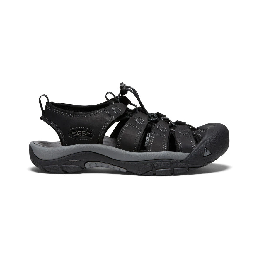 Keen Men's Newport Leather | Black/Steel Grey