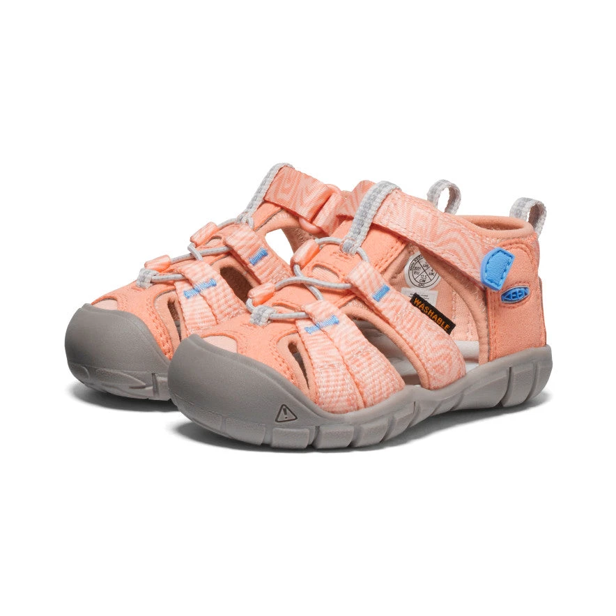 Keen Toddlers' Seacamp II CNX | Papaya Punch/Marina - Image 2