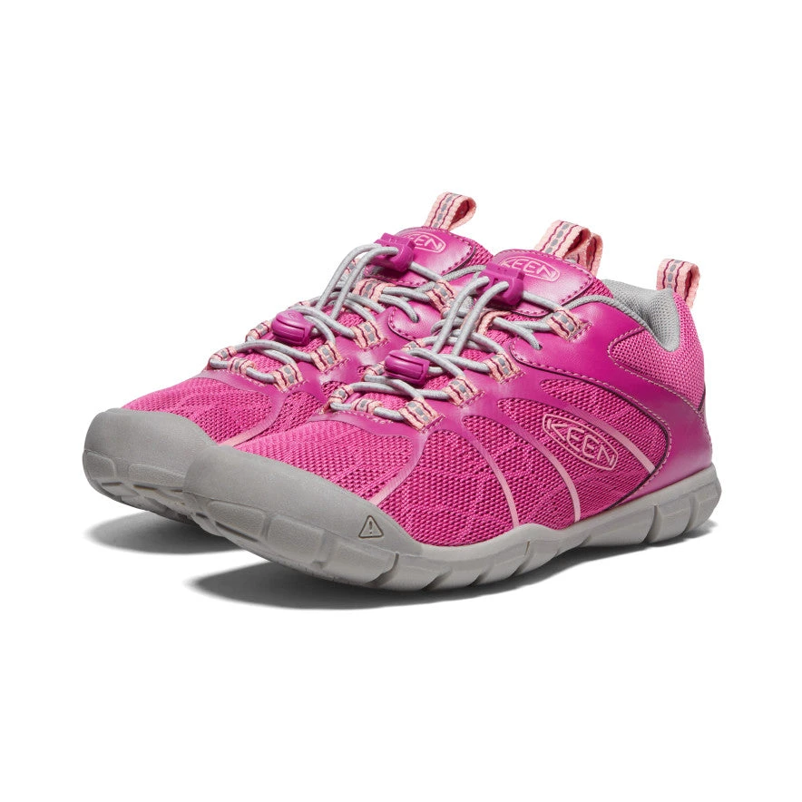 Keen Big Kids' Chandler 2 CNX Sneaker | Festival Fuchsia/Ibis Rose - Image 2