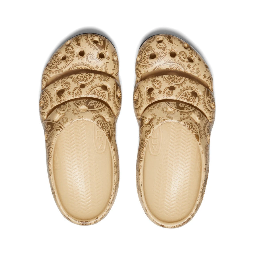 Keen Women's Yogui Arts Clog X THC | Caffe Latte Paisley - Image 4