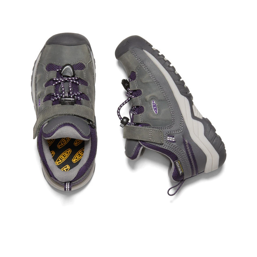 Keen Little Kids' Targhee Waterproof Shoe | Magnet/Tillandsia Purple - Image 4
