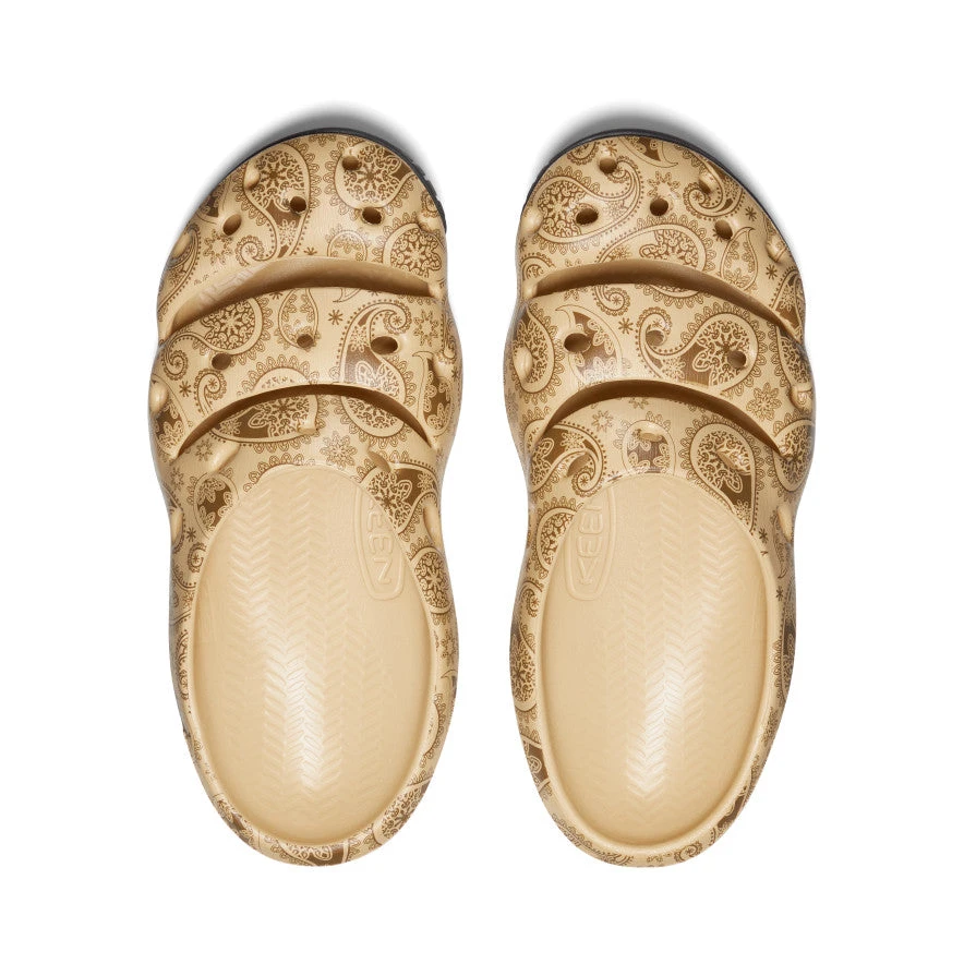 Keen Men's Yogui Arts Clog X THC | Caffe Latte Paisley - Image 4