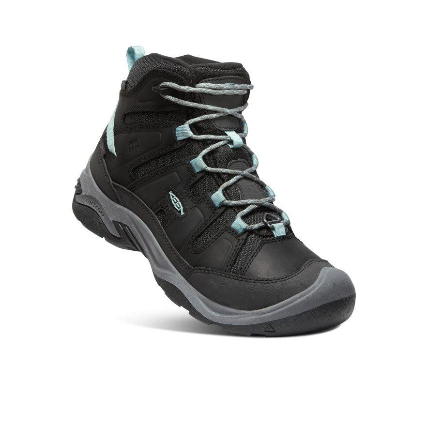 Keen Women's Circadia Polar Waterproof Boot | Black/Cloud Blue - Image 3
