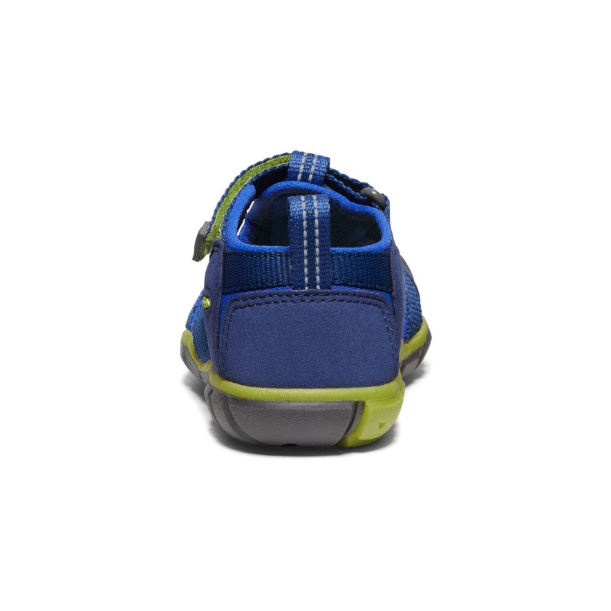 Keen Little Kids' Seacamp II CNX | Blue Depths/Chartreuse - Image 5