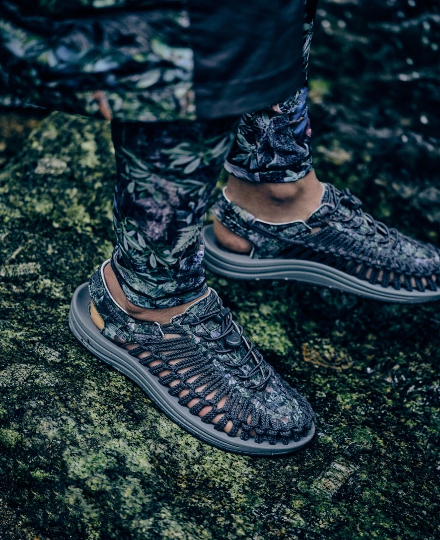 Keen Men's UNEEK Sneaker X ELNEST | Yakushima Forestra Camo - Image 8