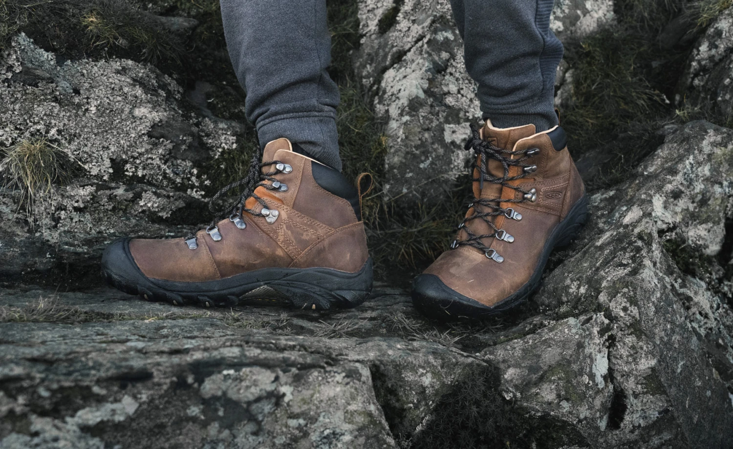 Men's Pyrenees Waterproof Hiking Boot | Cask/Keen Maple - Image 7