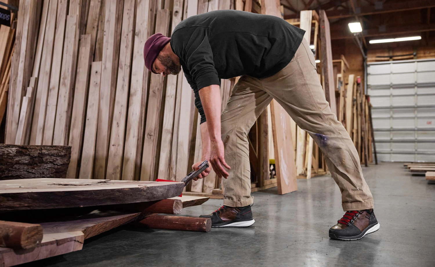 Keen Men's Red Hook Waterproof Boot (Soft Toe) | Tobacco/Black - Image 5