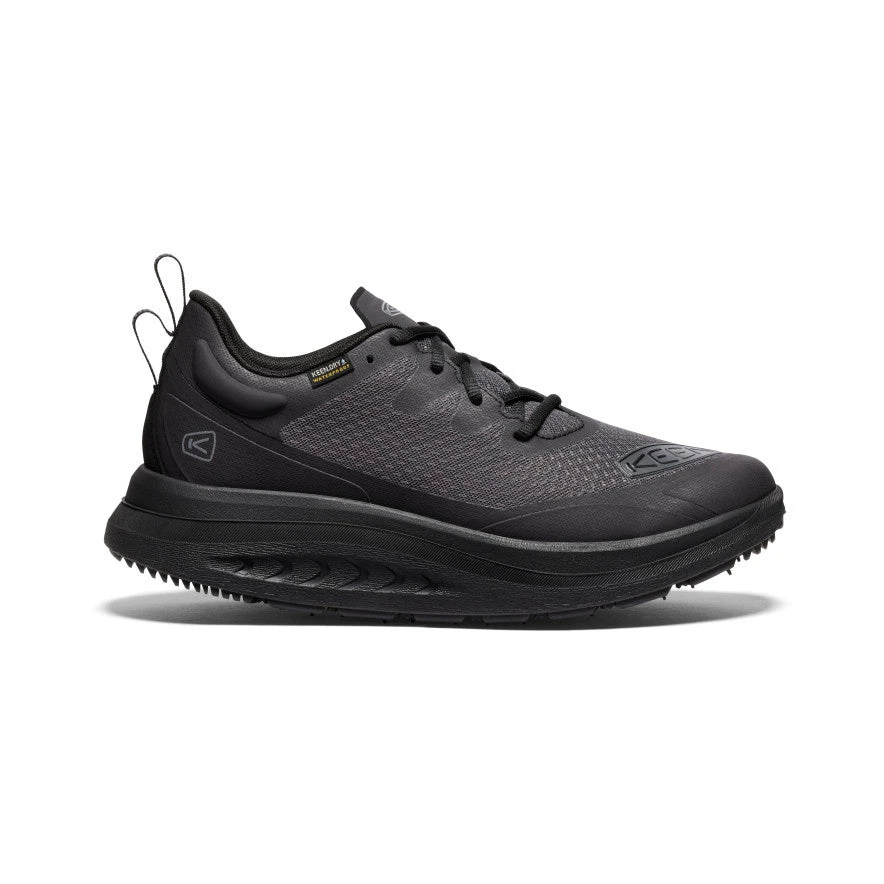 Keen Men's WK400 Waterproof Walking Shoe | Black/Black