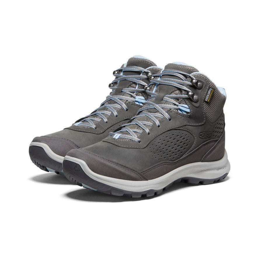 Keen Women's Terradora Explorer Waterproof Boot | Steel Grey/Clear Sky - Image 2