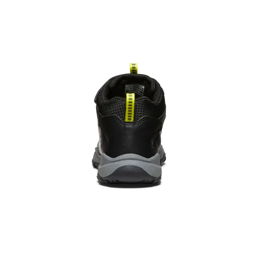 Keen Little Kids' Wanduro Waterproof Boot | Black/Silver - Image 5