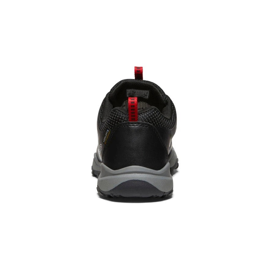 Keen Big Kids' Wanduro Waterproof Shoe | Black/Ribbon Red - Image 5