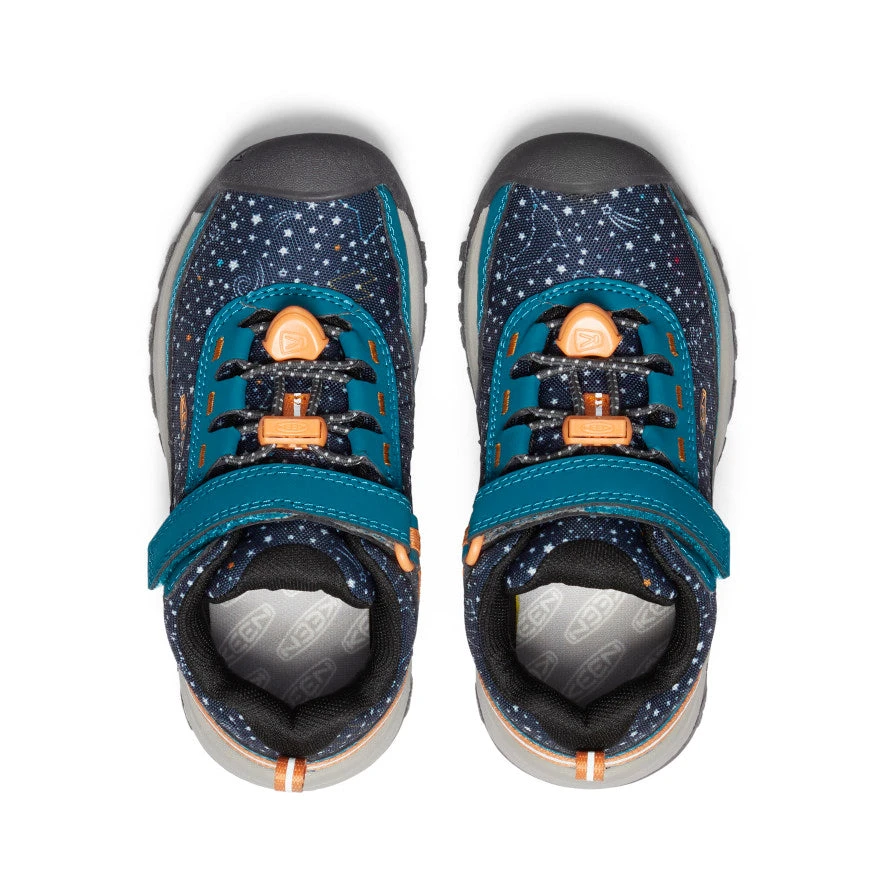 Keen Little Kids' Targhee Sport Vent Shoe | Deep Lagoon/Tangerine - Image 4
