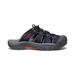 Keen Men's Newport Slide | Sky Captain/Bombay Brown