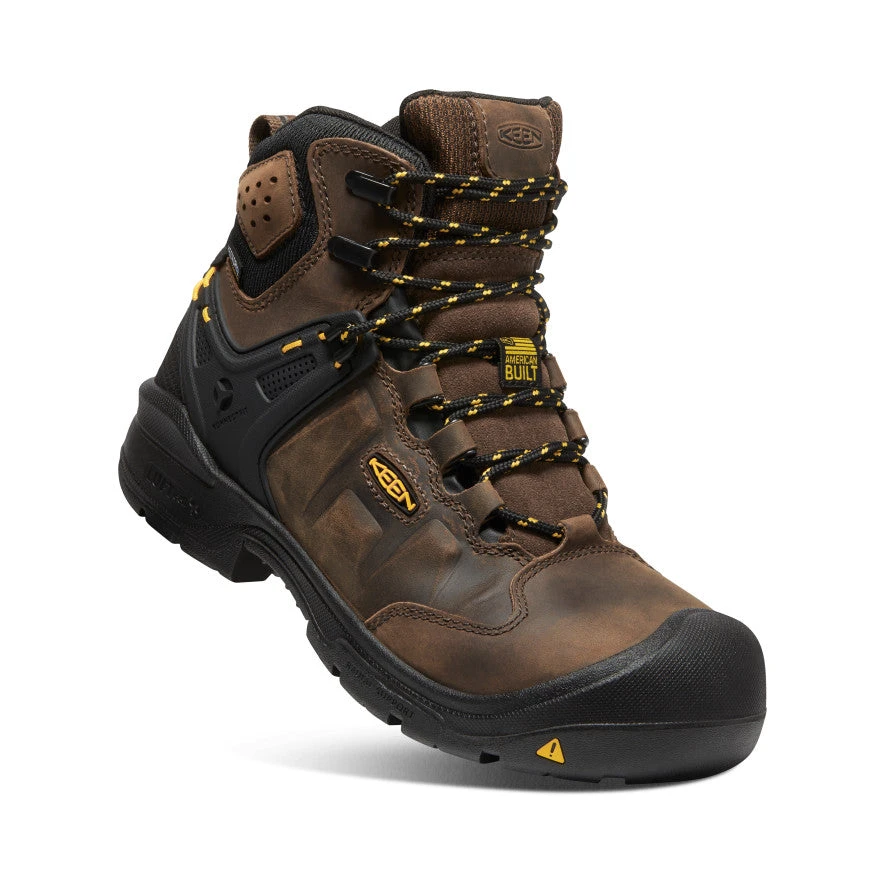 Keen Women's Dover 6" Waterproof Boot (Carbon-Fiber Toe) | Dark Earth/Black - Image 3