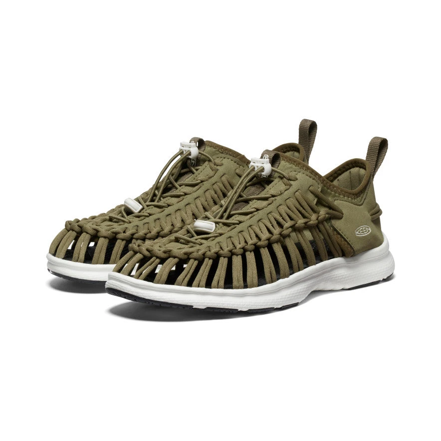 Keen Men's UNEEK 03 Sneaker Sandal | Martini Olive/Dark Olive - Image 2