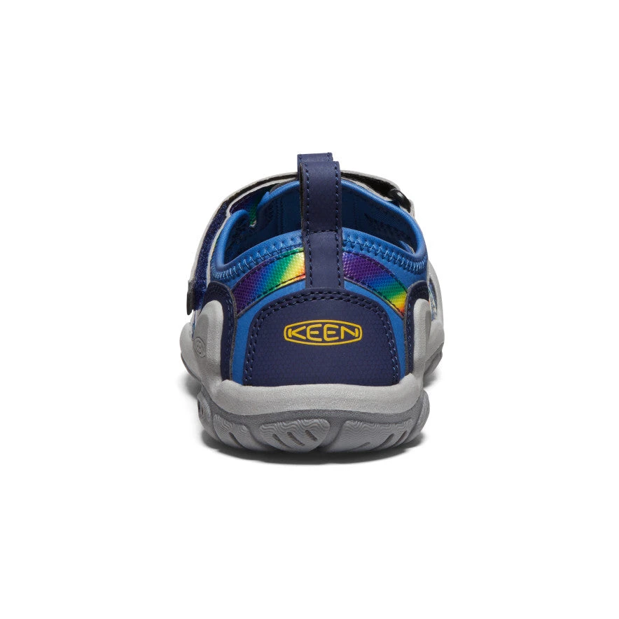 Keen Big Kids' Knotch Creek | Bright Cobalt/Rainbow Tie Dye - Image 5