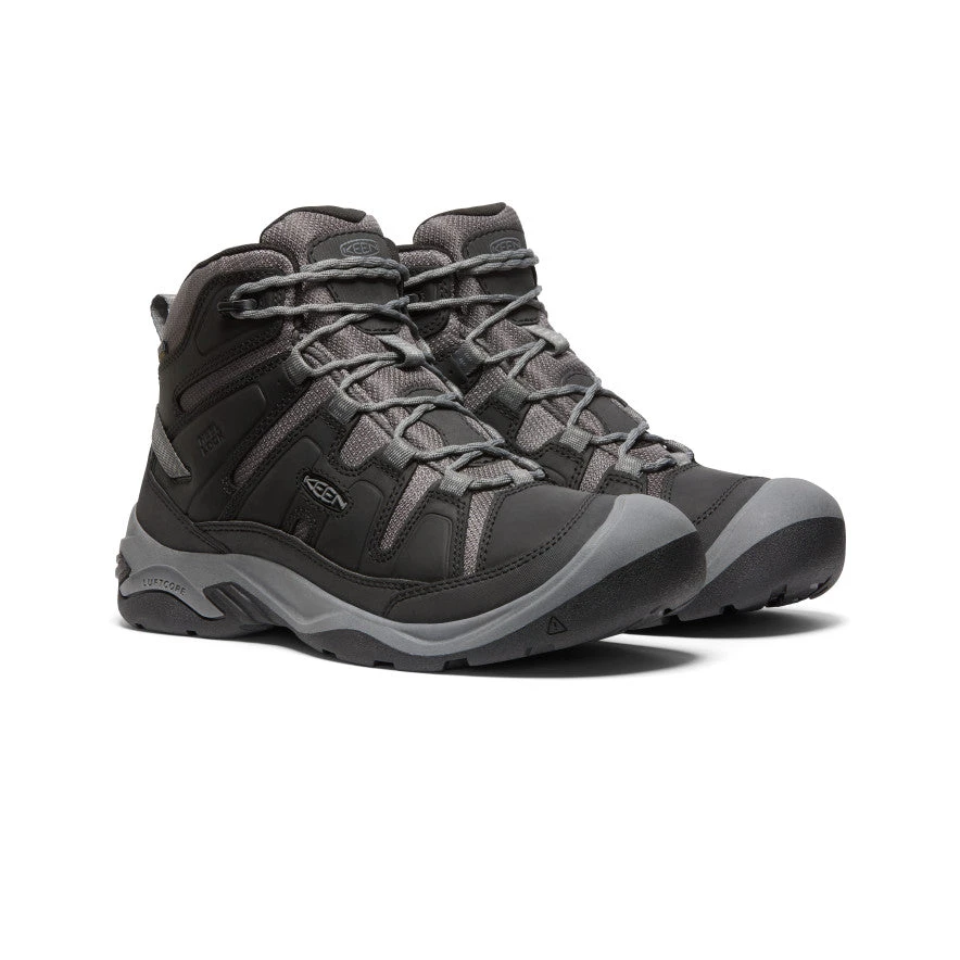 Keen Men's Circadia Waterproof Boot | Black/Steel Grey - Image 2