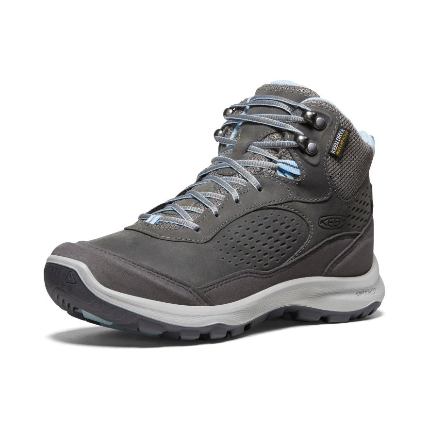 Keen Women's Terradora Explorer Waterproof Boot | Steel Grey/Clear Sky - Image 3