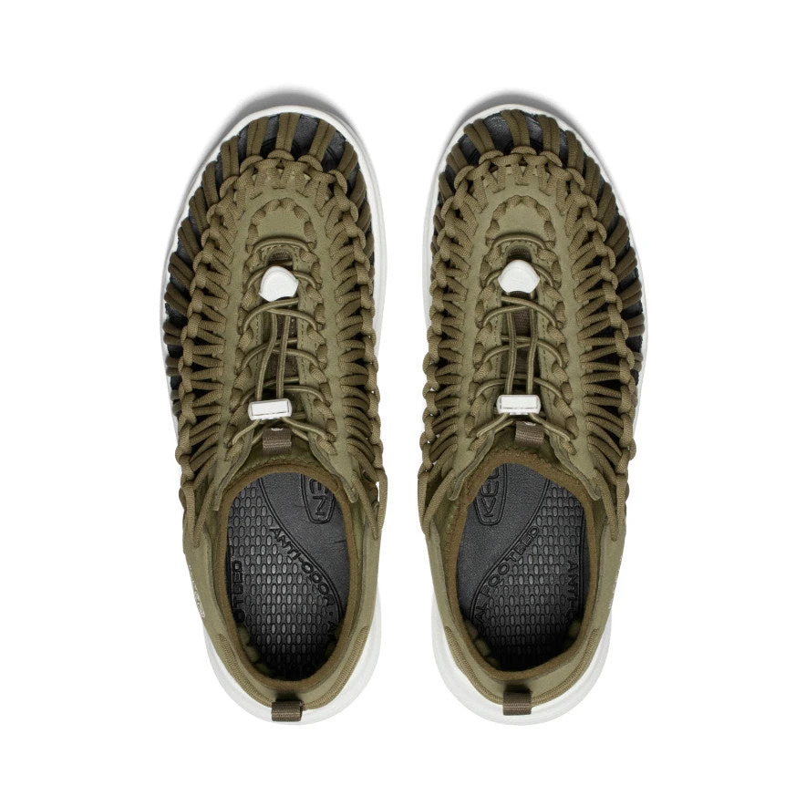 Keen Men's UNEEK 03 Sneaker Sandal | Martini Olive/Dark Olive - Image 4