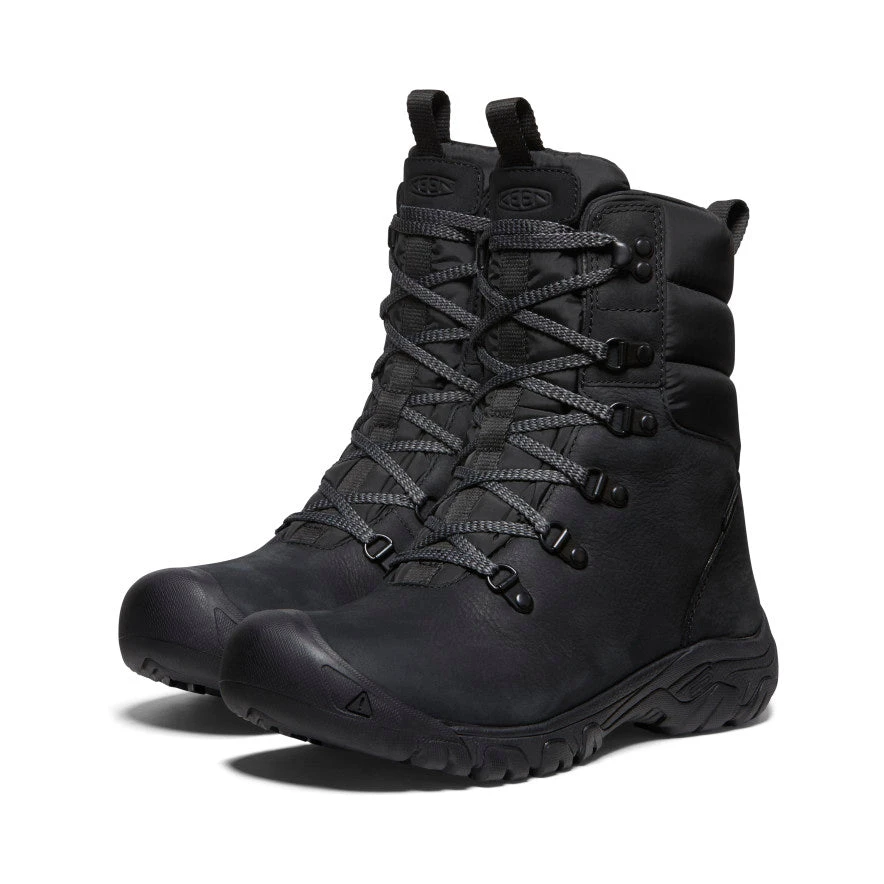 Keen Women's Greta Waterproof Boot | Black/Black - Image 2