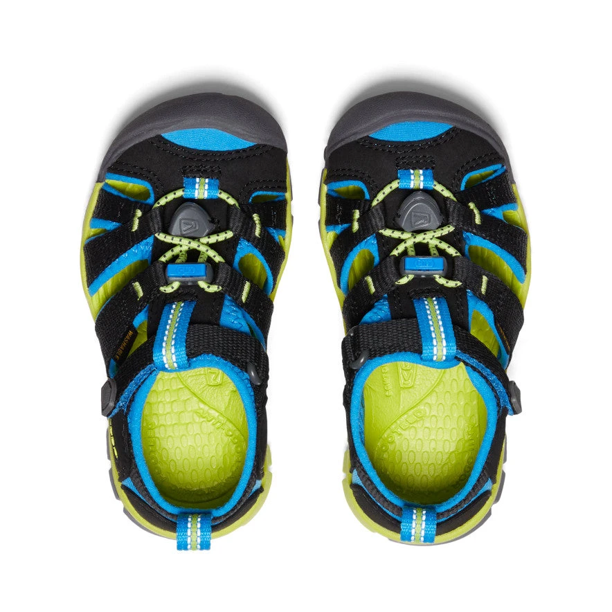 Keen Little Kids' Seacamp II CNX | Black/Brilliant Blue - Image 4