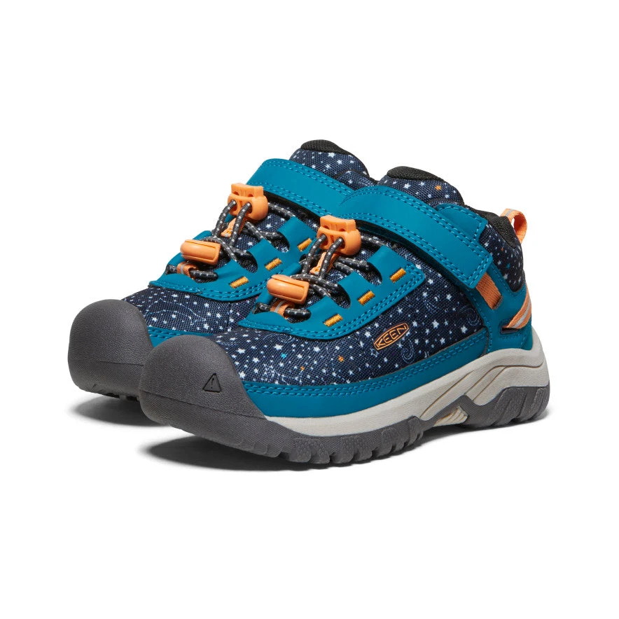 Keen Little Kids' Targhee Sport Vent Shoe | Deep Lagoon/Tangerine - Image 2