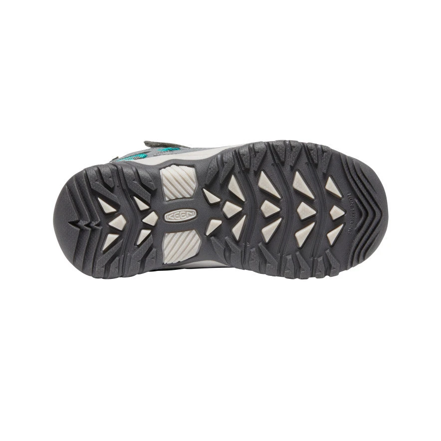 Keen Little Kids' Targhee Waterproof Boot | Steel Grey/Porcelain - Image 5