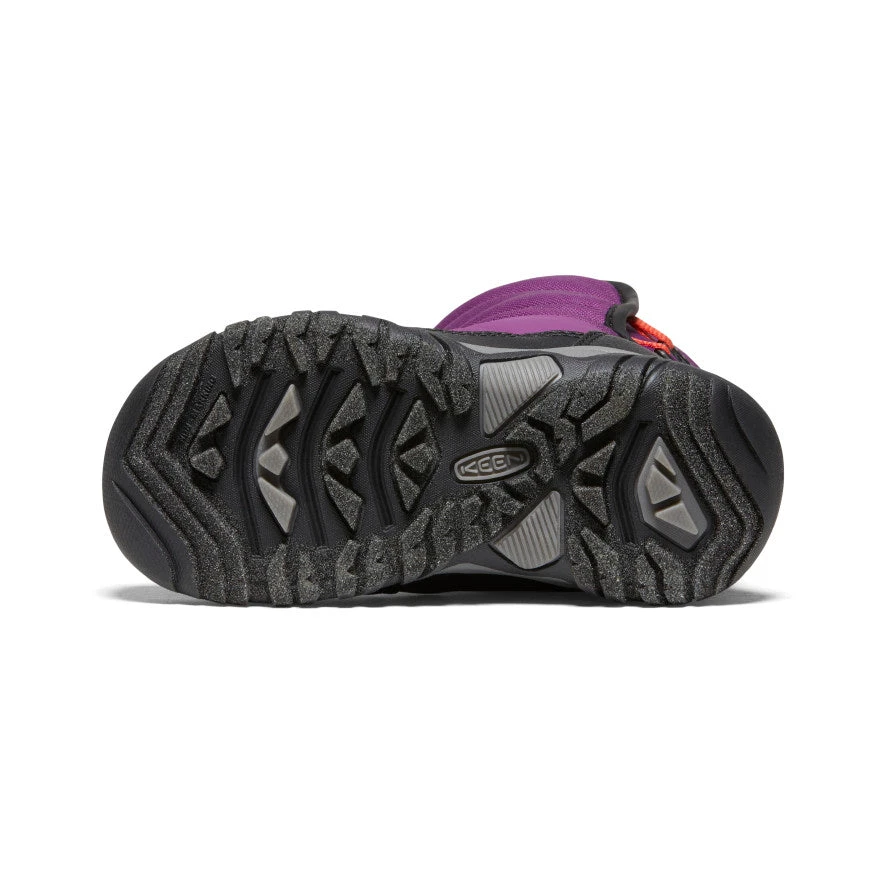 Keen Little Kids' Puffrider Waterproof Winter Boot | Charisma/Orange - Image 6