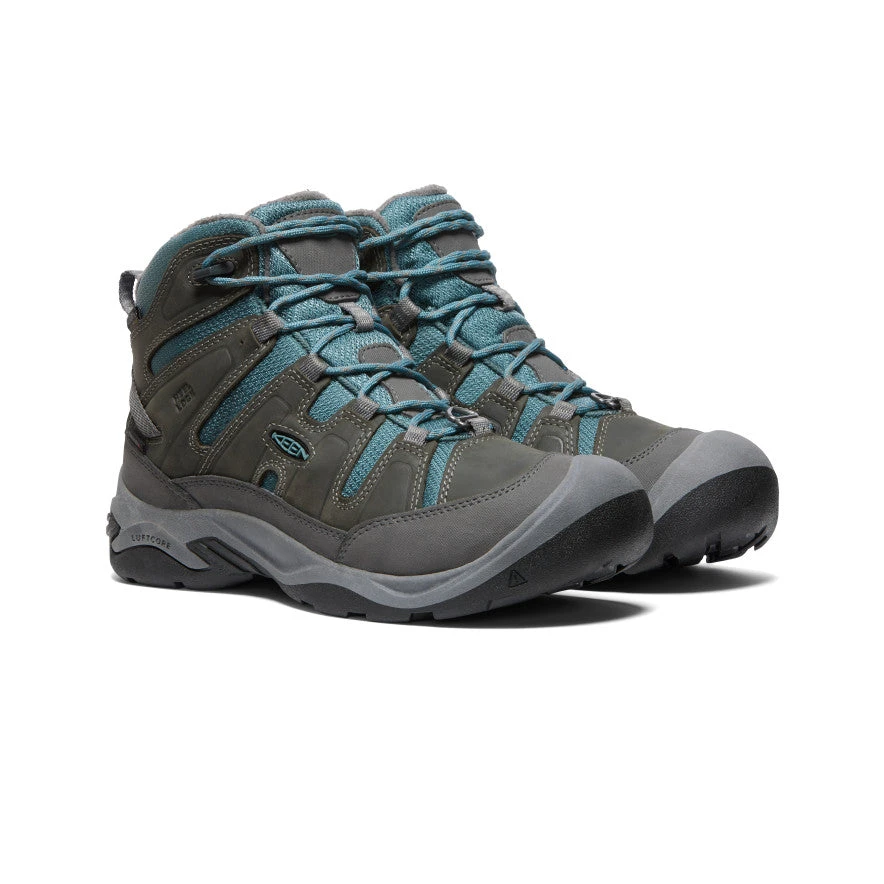 Keen Women's Circadia Polar Waterproof Boot | Steel Grey/North Atlantic - Image 2