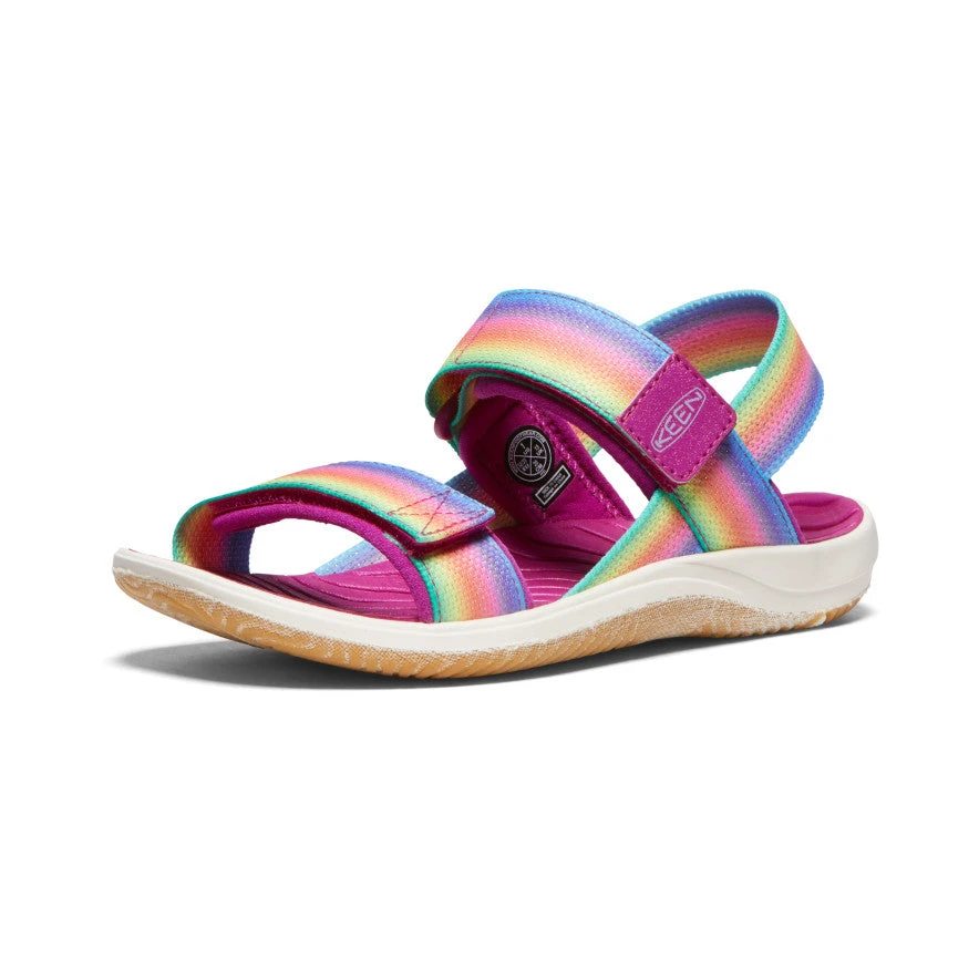 Keen Big Kids' Elle Backstrap | Rainbow/Festival Fuchsia - Image 3